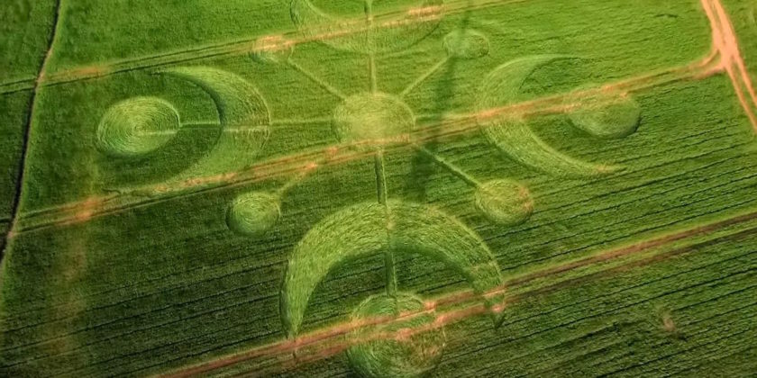 Crop Circle en Buckland Down, Dorset (Inglaterra) del 26 de Mayo